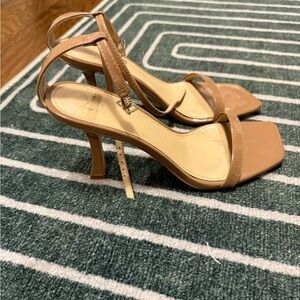 Tan Strappy Heels